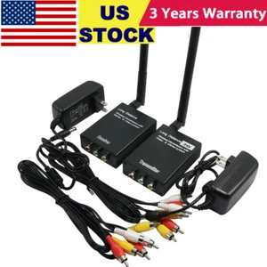 US】3W Wireless Video Transmitter Receiver Monitor Wireless Long Distance TX RX - Picture 1 of 8
