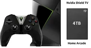 Nvidia Shield TV 2017, Gaming Controller, & 4 tb HDD Retro Gaming Setup! - Picture 1 of 11