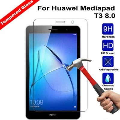 Huawei Mediapad T3 C5 T5 M5 M6 MatePad Pro Tempered Glass Screen Protector Guard - Image 1 of 4