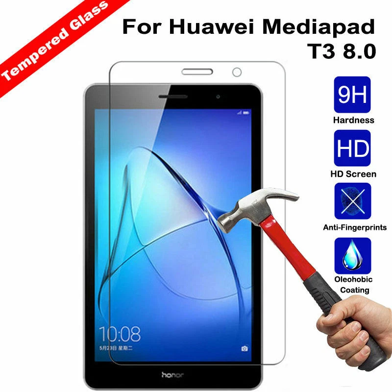 Huawei Mediapad T3 C5 T5 M5 M6 MatePad Pro Tempered Glass Screen Protector Guard - Image 1 of 4
