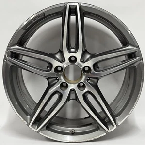 DAMAGE* 2017-2021 Mercedes E300 E350 E400 43 19x8 OEM Factory Wheel Rim OEM - Picture 1 of 24