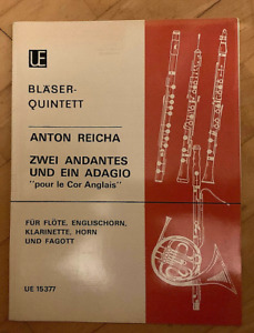 A. REICHA ~ Zwei ANDANTES und ein ADAGIO für Bläser-Quintett