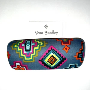 Vera Bradley Brillenetui Hartbrillenleser bemalt Medaillons Neu - Bild 1 von 3