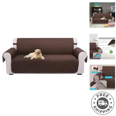 Elegante Protector de Sofá Reversible Cielo/Beige para Sofá 68" - Lavable a Máquina Foto 1 de 4
