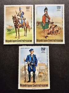 Timbro Centrafricano L'Indipendenza Posta Aerea Pa N°143/144/147 Nuovo ** Mnh - Foto 1 di 3
