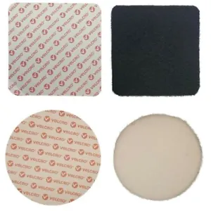  PS18 Stick on Discs Pads VELCRO® Self Adhesive Hook & Loop Sticky Back Fastener - Picture 1 of 26