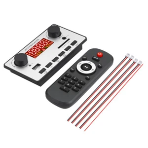 80W 2*40W Amplifier Bluetooth Decoder Board 12V Car FM Radio Module Call Record - Picture 1 of 18