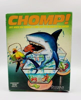 CHOMP! Commodore 64/128 Includes: Game, Box, No Manual, Untested  - Image 1 of 4