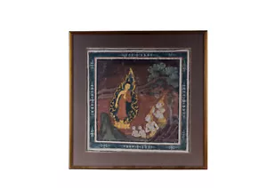 Antike Thai Malerei im Rattanakosin Stil - Buddha & Anhänger , Thailand 19. Jh - Bild 1 von 7
