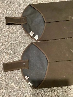 Rattler Brand Snake Proof Chap brown SHORT Cordura Nylon Made in the USA Vintage - Image 1 of 4