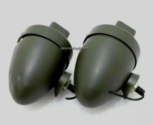 Willys Ford Jeep Military Blackout Cat Eye Marker Light Pair - Picture 1 of 6