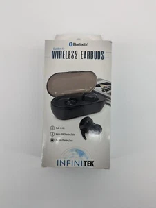 INFINITEK 09472 WIRELESS EARBUDS W/ CHARGING CASE - Picture 1 of 6