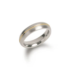 Partnerring Ring von BOCCIA TITANIUM aus Titan in bicolor - Bild 1 von 1