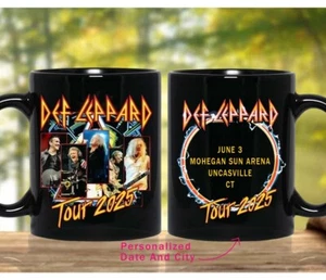 Personalization Def Leppard Tour 2025 Coffee Mug - Picture 1 of 6