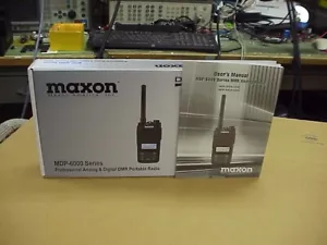 Radio portátil analógica MAXON MDP-6424 UHF 406-470 MHz DMR Tier II TDMA 5W 2500 canales. - Imagen 1 de 4