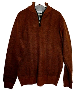 CSDO Herren Pullover Gr. XXL braun Polyester & Fleece gefüttert 1/4 Reißverschluss NEU - Bild 1 von 5