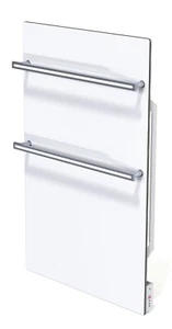 Calentador de infrarrojo lejano - Vidrio blanco ""Bluebell Range"" termostato incorporado 500W - Imagen 1 de 6