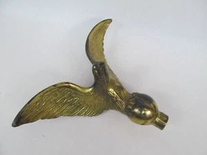 Large Brass Eagle Finial Flag Topper American United States America Vintage - Picture 1 of 6