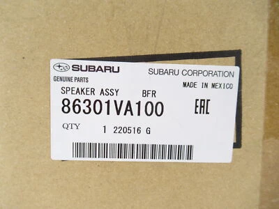 Genuine OEM Subaru 86301VA100 Passenger RH Front Harman Speaker 2015-2021 WRX - Image 1 of 4