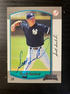 Tarjeta autografiada por Bowman #314 2000 Scott Seabol New York Yankees - Imagen 1 de 1