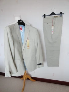 MARKS &SPENCER LINEN MIRACLE 2PC SUIT -42"S W36" L29" - RRP £174.00 -CHARITY LOT - Picture 1 of 24
