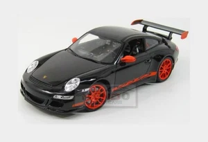 1:18 WELLY Porsche 911 997 Gt3Rs 2010 Black Orange WE18015BK - Foto 1 di 2