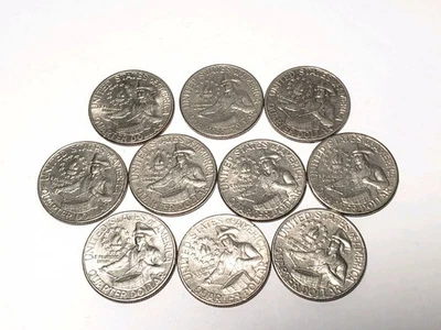 1776 1976 Bicentennial Quarters Washington 10 Pc 6 No Mint Mark  4 Denver  - Image 1 of 2