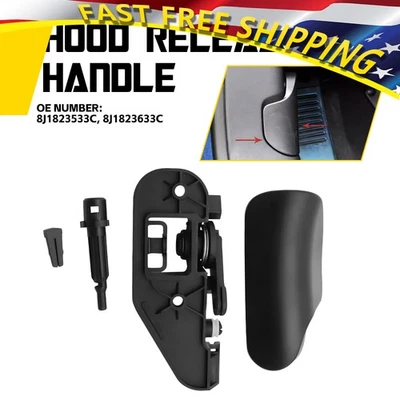 Para 2006-2014 Audi TT TTRS Coupe/Roadster 8J1823633C conjunto de alça de liberação do capô LHD - Imagem 1 de 4