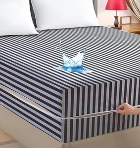 Coprimaterasso Impermeabile Coprimaterasso Cerniera Involucro Totale Anti Cimici Letto Matrimoniale - Foto 1 di 25
