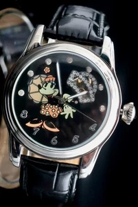 Disney Automatik Uhr Limitierte Edition Minnie Maus Sammlerstück Retro VINTAGE - Bild 1 von 3