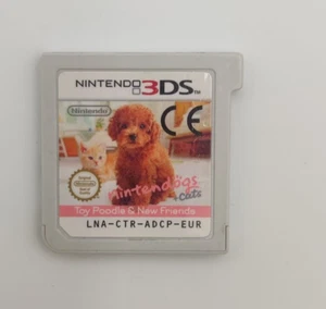Nintendo 3DS Dogs + Cats Toys Poodle & New Friends Gioco Solo Cartuccia Ottima - Picture 1 of 4