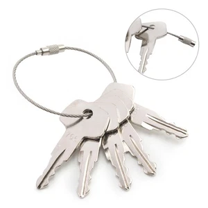 706 Key 5PCS for Liebherr Heavy Equipment Fuel Cap Model J2 - Foto 1 di 8