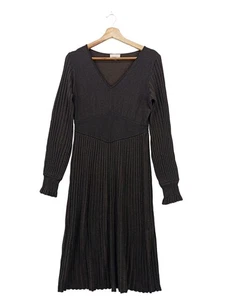 GHOST Vestido tejido Mujeres Vestido Talla EU 36 negro look casual - Imagen 1 de 5