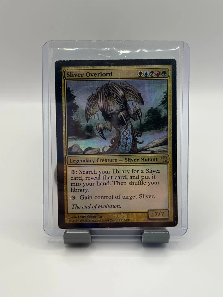 MTG, Sliver Overlord FOIL 24 (LP/MP) Premium Deck Series: Slivers Foil - Image 1 of 2
