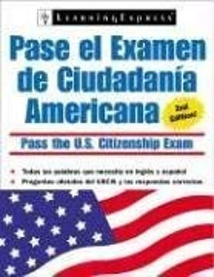 Pasa el Examen de Ciudadanía Americana Paperback LearningExpress - Image 1 of 2