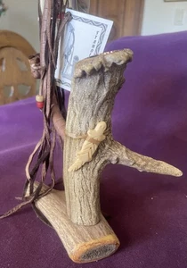 Indianer Made "S" Pfeife von Navajo Künstler Leonard Jim mit COA - Bild 1 von 13