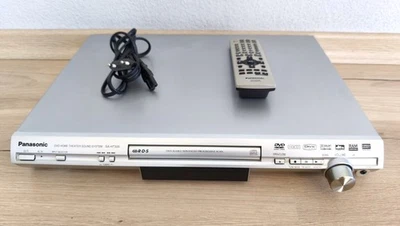 Panasonic DVD Player Home Theater Sound System SA-HT335 mit Fernbedienung Silber - Bild 1 von 4