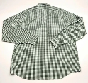 Van Heusen kariertes Karohemd 19 1/2 20 36/37 3XL grün Button Up Down Reg Fit - Bild 1 von 8