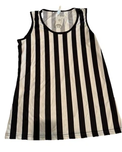 NWT Mato & Hash Referee Tank Top Unisex Wait Staff Halloween Costume Lg - Picture 1 of 2