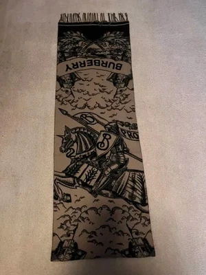 Burberry Wide Reversible EKD Cashmere Scarf. FREE SHIPPING! - Image 1 of 4
