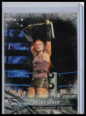 2017 Topps WWE Women's Division #WWE-5 Becky Lynch WWE Matches and Moments - Image 1 of 2