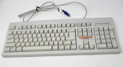 Vintage Packard Bell 5140M Computer Keyboard Tested Working - Image 1 of 4