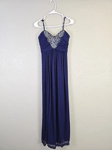 Robe formelle empire strass violet clair Blondie Nites by Stacy taille 3 - Photo 1/6