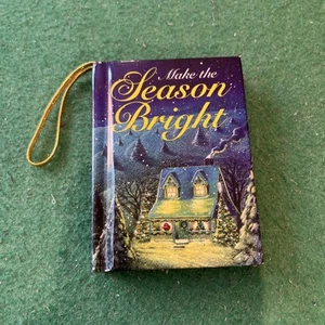 Zondervan Publishing libro ornamento Make the Season Bright 1994 - Imagen 1 de 15