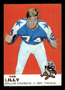 1969 TOPPS BOB LILLY DALLAS COWBOYS VINTAGE FOOTBALL CARD #53 - Imagen 1 de 2
