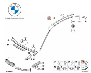 GENUINE BMW E46 M3 CSL Carbon Roof Moulding Fixing Clamp 51137898379 - Picture 1 of 1