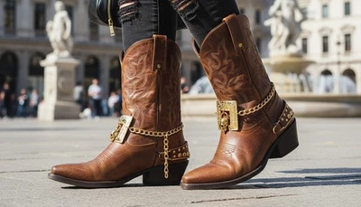 Mujeres 2 PIEZAS Oro Metal Bota Cadena Pulsera Zapato Tobillera Esqueleto Calavera Dije Gótico Foto 1 de 4