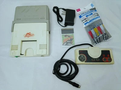 PC Engine console AV Booster +Power League set NTSC-J Tested - Image 1 of 4