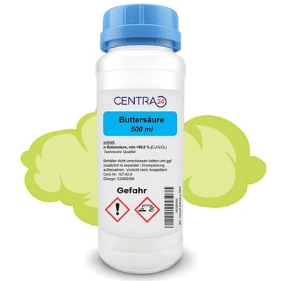 Buttersäure 500ml,  99,5%, n-Butansäure, Propylcarbonsäure, Butric Acid, C4H8O2, - Bild 1 von 4