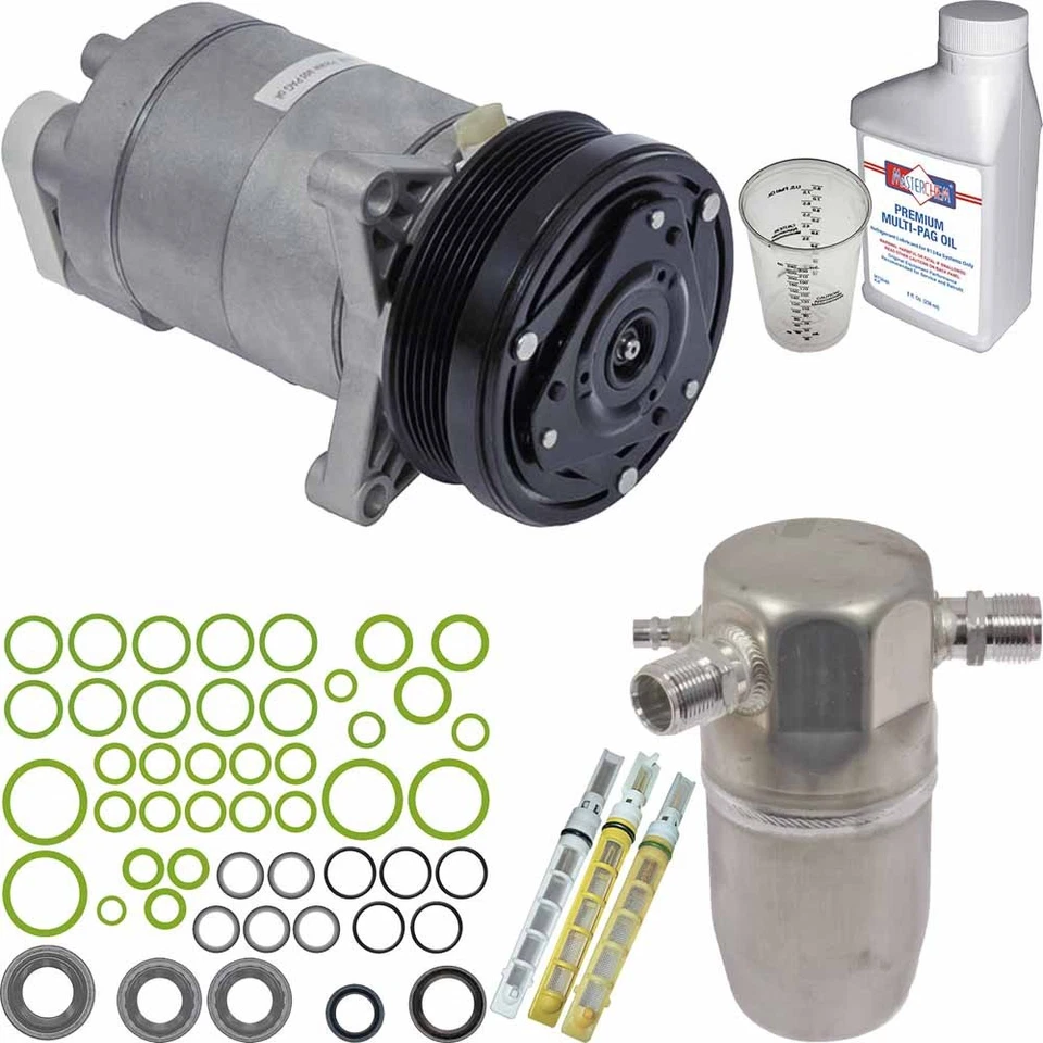 Компрессор переменного тока Omega с ремонтным комплектом кондиционера для Cadillac Eldorado DeVille Seville - Изображение 1 из 1